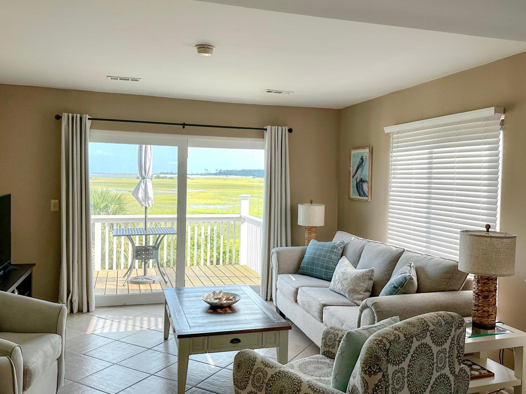 Panoramic Marsh And Ocean Views. Steps To Beach And Pool. Villa Harbor Island Buitenkant foto